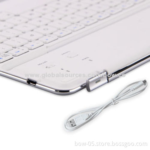 Wireless Bluetooth Keyboard for iPad Air with Magnetic Strip and Groove